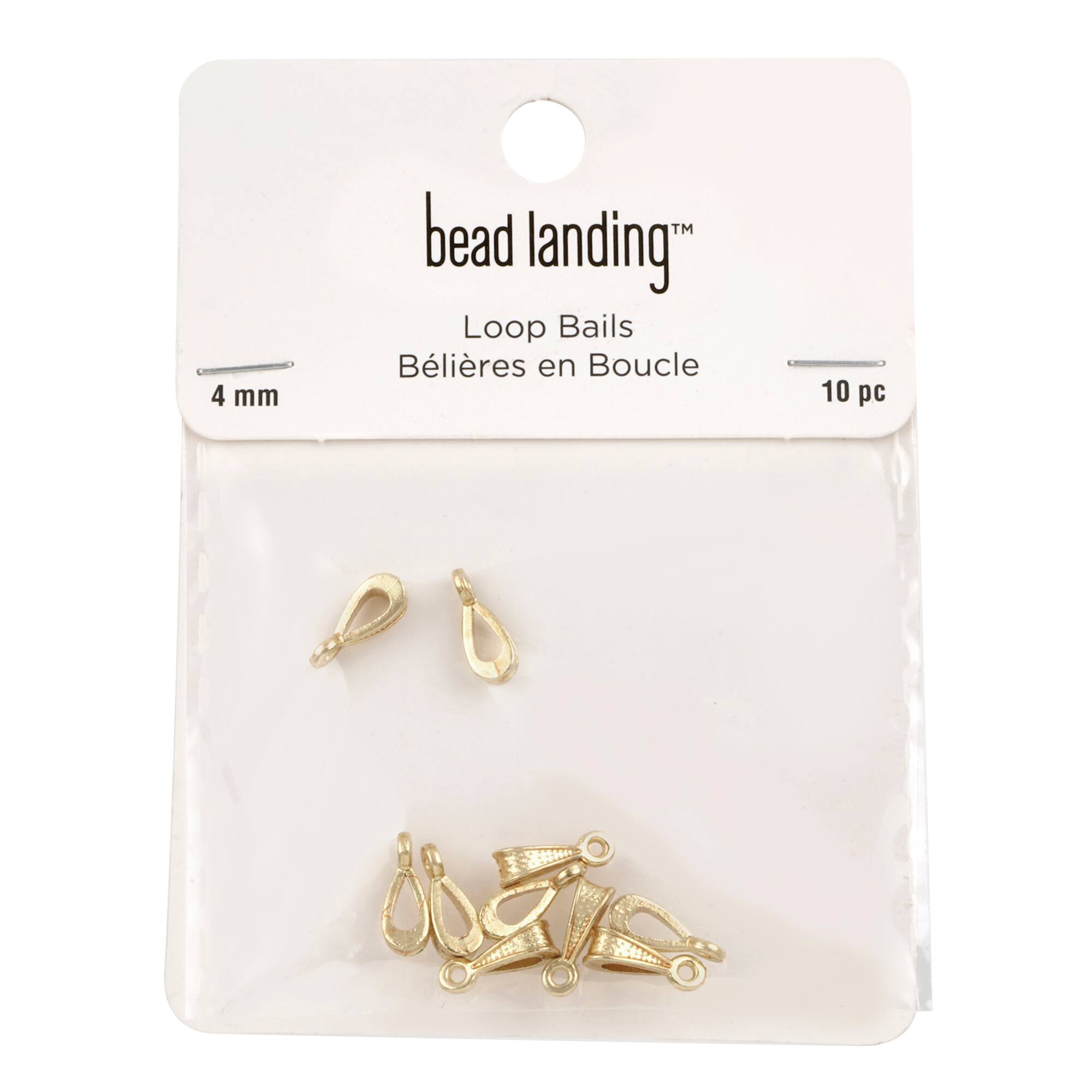 4mm Loop Bails Findings